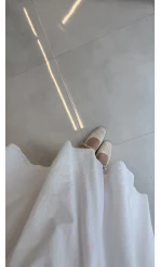 Yume Astarlı Etek - Beyaz - Kod: 5039