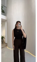 Tek Kol Bluz - Siyah - Kod: 1591