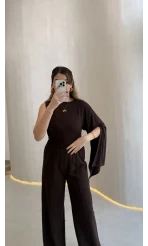 Tek Kol Bluz - Acı Kahve - Kod: 1591