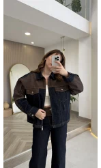 Çift Renk Denim Ceket Pantolon Takım - Kod: 260836