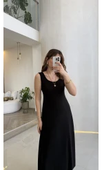 Bluzlu İkili Takım Elbise - Siyah - Kod: 4064