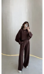 Nahel Panço Takım - Kahve - Kod: 4025