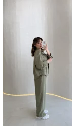 Dik Yaka Bomber Takım - Haki - Kod: 51324