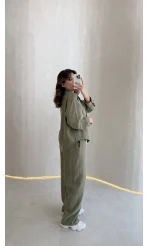 Dik Yaka Bomber Takım - Haki - Kod: 51324