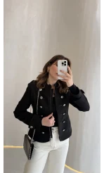 Napolyon Blazer Ceket - Siyah - Kod: 9729