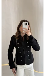 Napolyon Blazer Ceket - Siyah - Kod: 9729