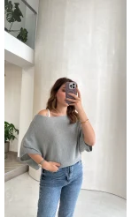 Bestie İçi Askılı Triko - Antrasit