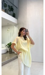 Pelerin Gömlek - Sarı - Kod: 3272