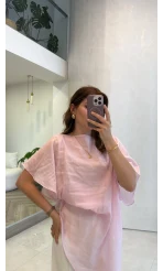 Pelerin Gömlek - Pembe - Kod: 3272