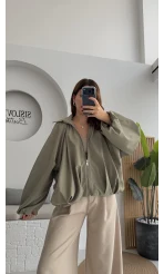 Amsterdam Bomber Ceket - Haki - Kod: 508246