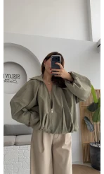 Amsterdam Bomber Ceket - Haki - Kod: 508246