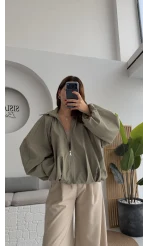 Amsterdam Bomber Ceket - Haki - Kod: 508246