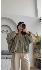 Amsterdam Bomber Ceket - Haki - Kod: 508246