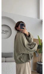 Amsterdam Bomber Ceket - Haki - Kod: 508246