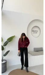 Amy Siyah Straight Fit Jean Pantolon - Kod: 964