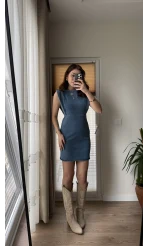 Annabel Kot Denim Elbise