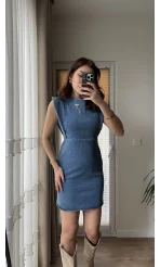 Annabel Kot Denim Elbise