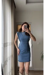 Annabel Kot Denim Elbise