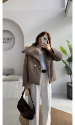 Asia Kürk Mont - Vizon - Kod: 9623