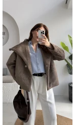 Asia Kürk Mont - Vizon - Kod: 9623