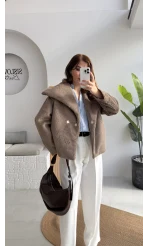 Asia Kürk Mont - Vizon - Kod: 9623