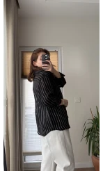 Askılı Gömlek Siyah