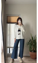 Ayıcıklı Kazak Ekru