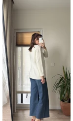 Ayıcıklı Kazak Ekru