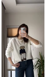 Ayıcıklı Kazak Ekru