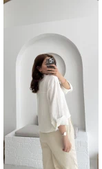 Babe Müslin Gömlek Kırık Beyaz - 2065