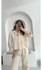 Babe Müslin Gömlek Taş - 2065