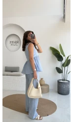 Baby Miss Keten Takım Mavi