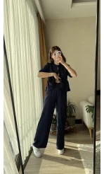 Baby Önden Bağlamalı Lacivert Takım