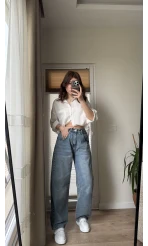 Baggy Tokalı Jean Re