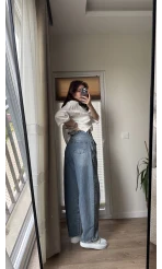 Baggy Tokalı Jean Re