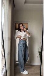 Baggy Tokalı Jean Re