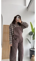 Baggy Tulum Acı Kahve Rengi
