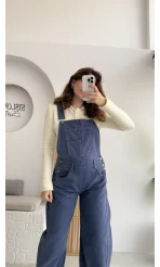 Baggy Tulum Lavanta Mavisi Rengi