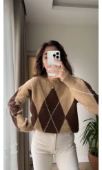 Baklava Kazak Kahverengi