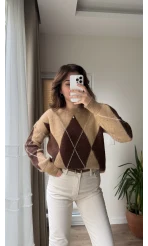 Baklava Kazak Kahverengi