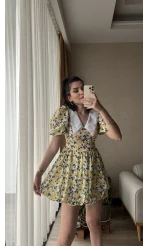 Balon Sarı Elbise
