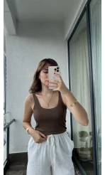 Basic Fitili Body Acı Kahve