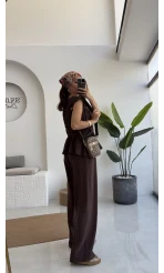 Begonia Gipeli Kat Detay Takım - Kahve