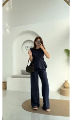 Begonia Gipeli Kat Detay Takım - Lacivert