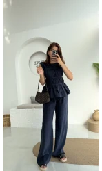 Begonia Gipeli Kat Detay Takım - Lacivert