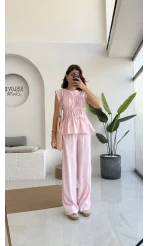 Begonia Gipeli Kat Detay Takım - Pembe