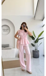 Begonia Gipeli Kat Detay Takım - Pembe