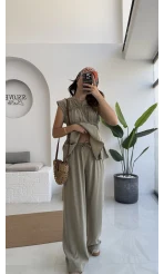 Begonia Gipeli Kat Detay Takım - Yeşil