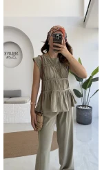 Begonia Gipeli Kat Detay Takım - Yeşil