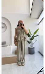 Begonia Gipeli Kat Detay Takım - Yeşil